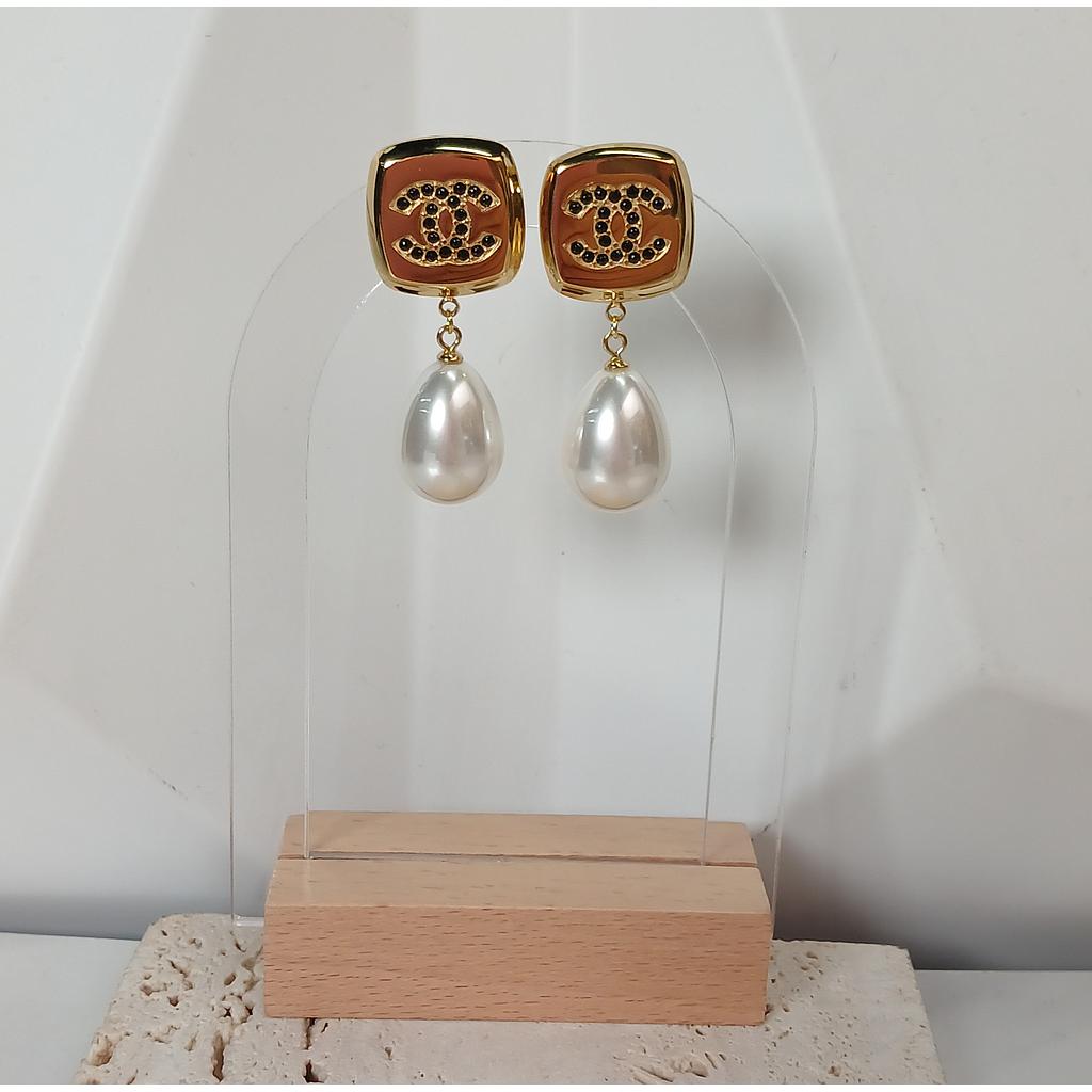 ARETE DE ACERO INOXIDABLE CON PERLA