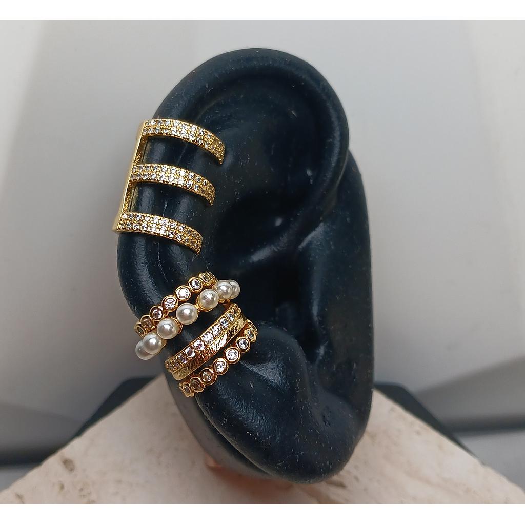 EAR CUFF DE MICROCIRCONIA