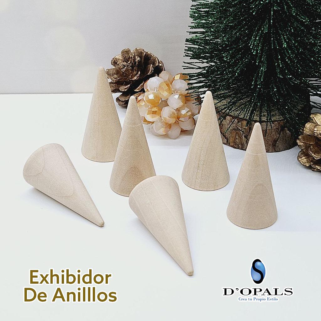 EXHIBIDOR DE ANILLO MADERA