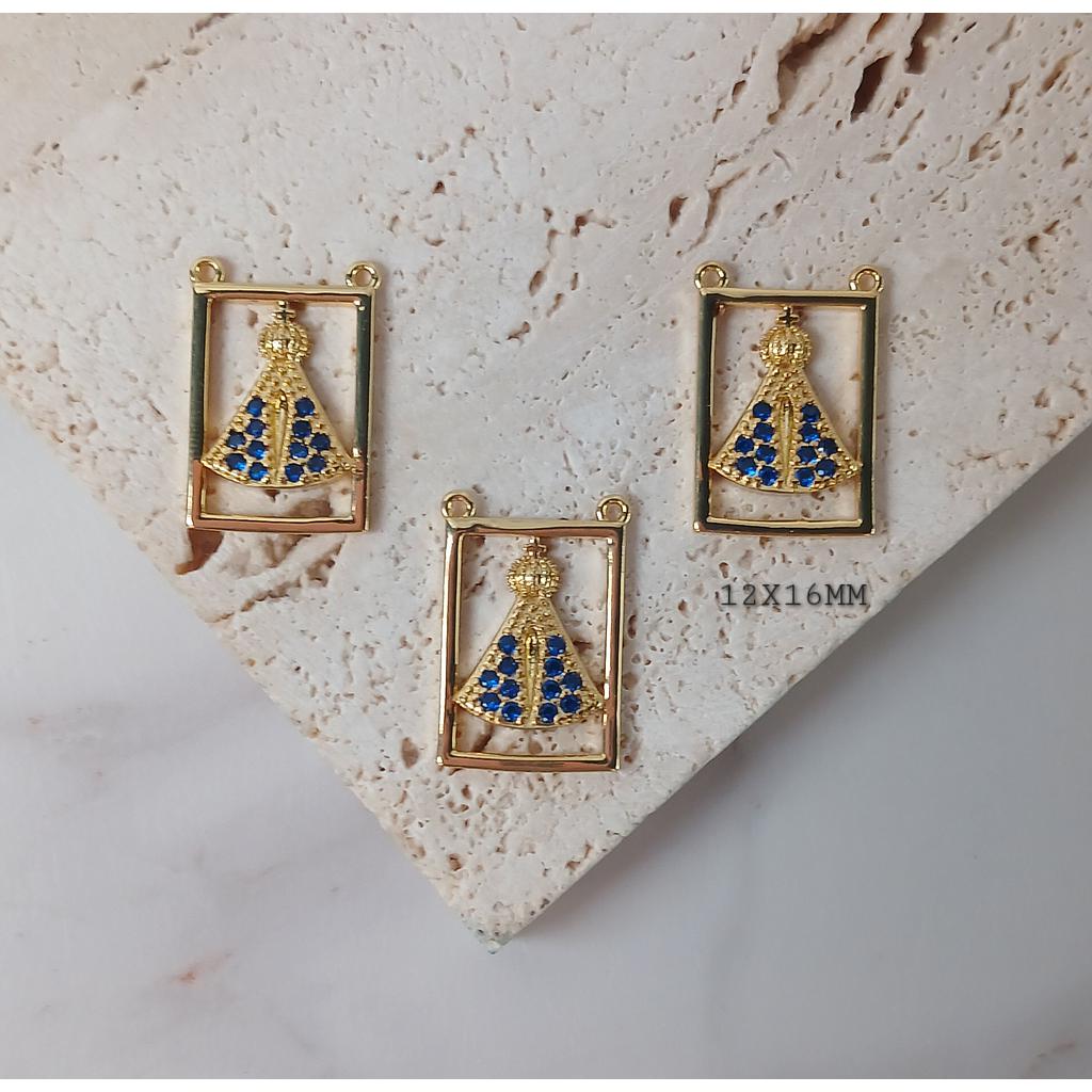 ESCAPULARIO DE LA VIRGEN DE SUYAPA MICROCIRCONIA 12X16MM