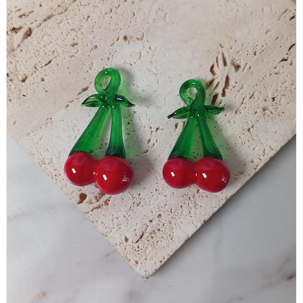 DIJE DE CEREZA MURANO