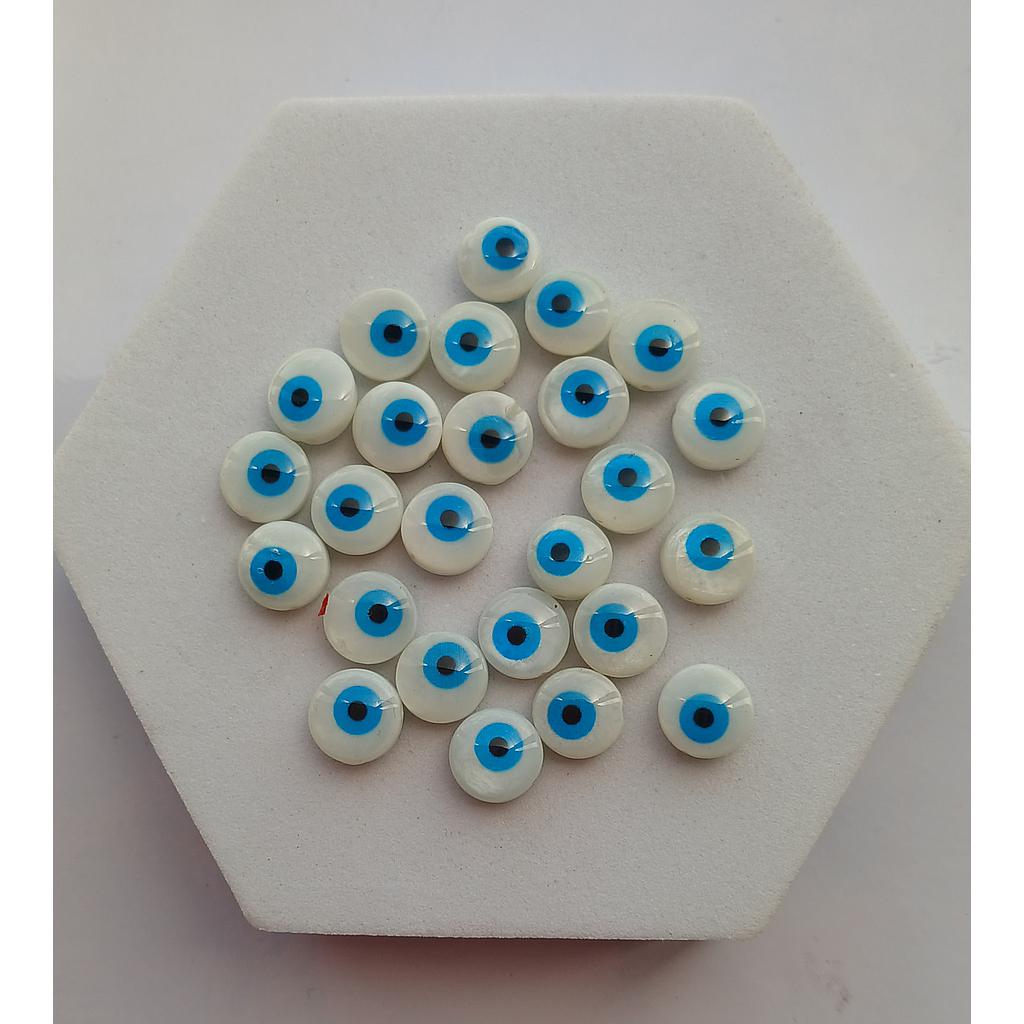 SEPARADOR OJO TURCO DE CONCHA NACAR 8MM