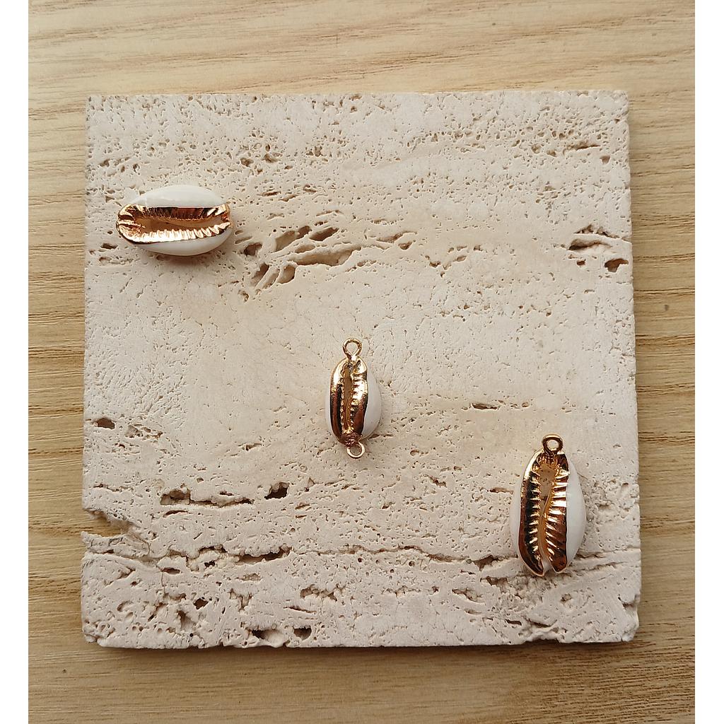 DIJE CONCHA DE MAR ACRILICA 16X18MM