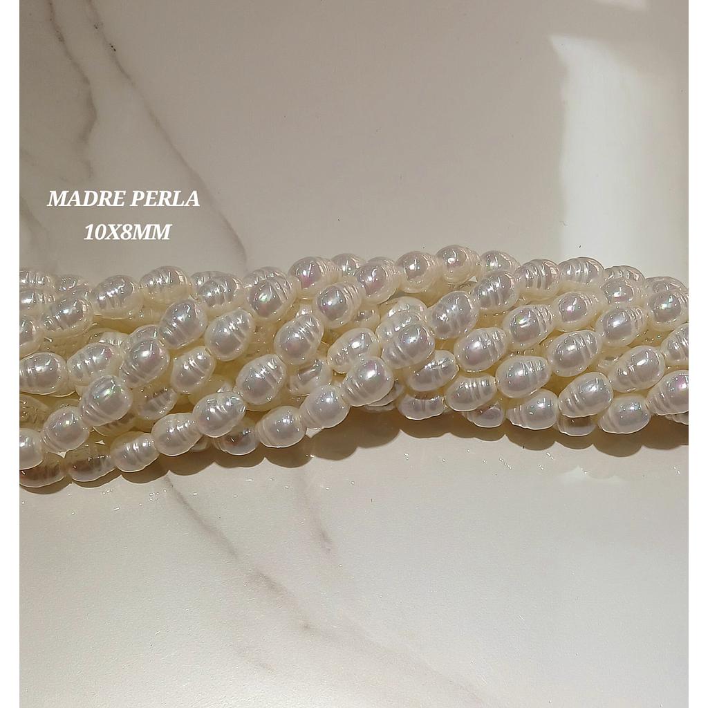 MADRE PERLA 10X8MM