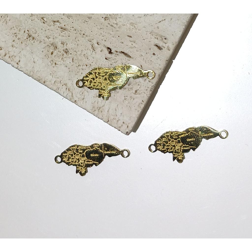 DIJE MAPA HONDURAS ACERO