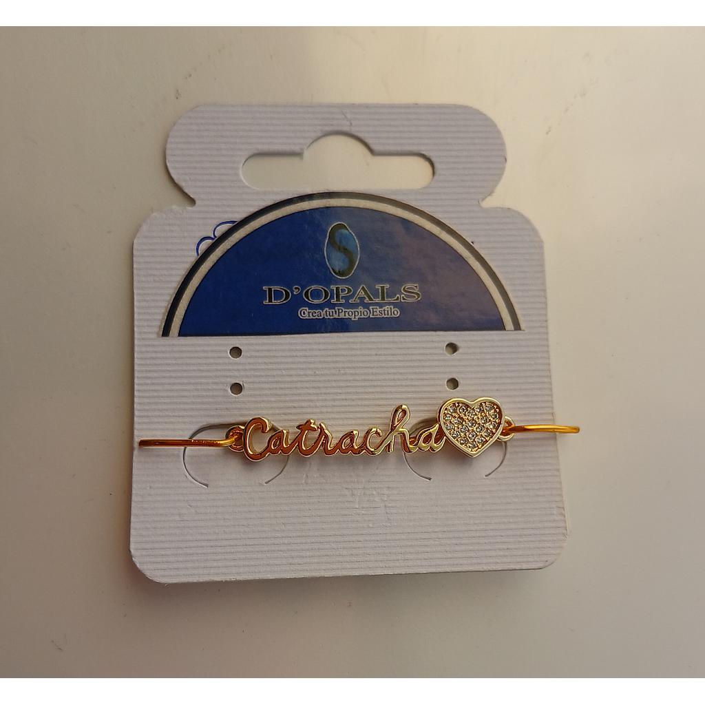 DIJE PALABRA CATRACHA ELECTROENCHAPADO