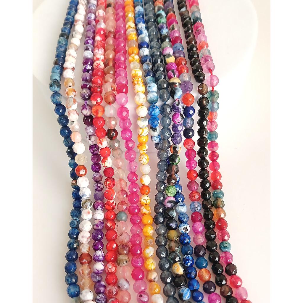 PIEDRA AGATA FACETADA 4MM