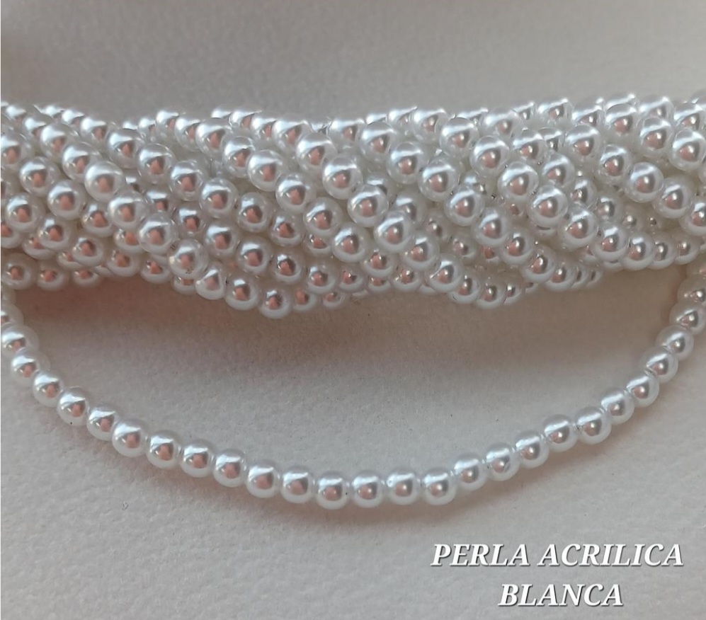PERLA ACRLICA BLANCA 12MM