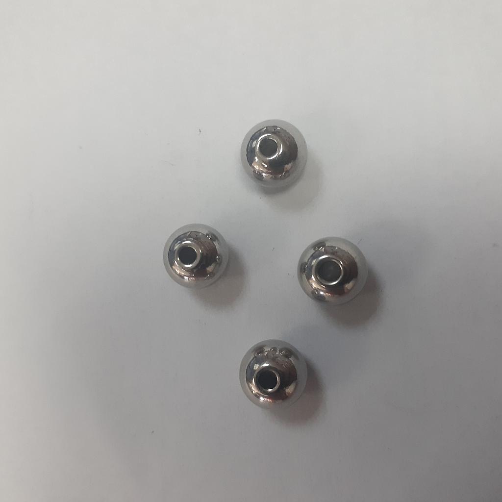 SEPARADOR PLATEADO 8MM ACERO 100PCS