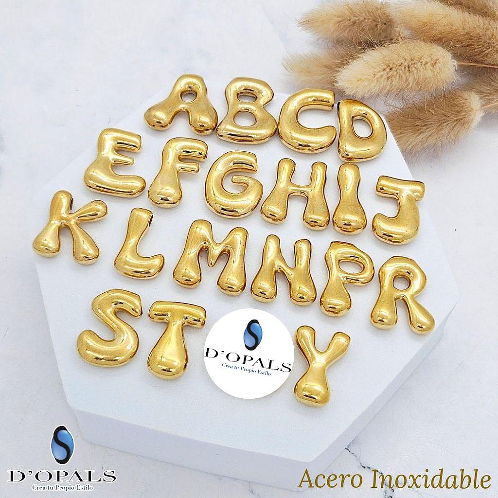 LETRAS GLOBO DE ACERO INOXIDABLE 17MM