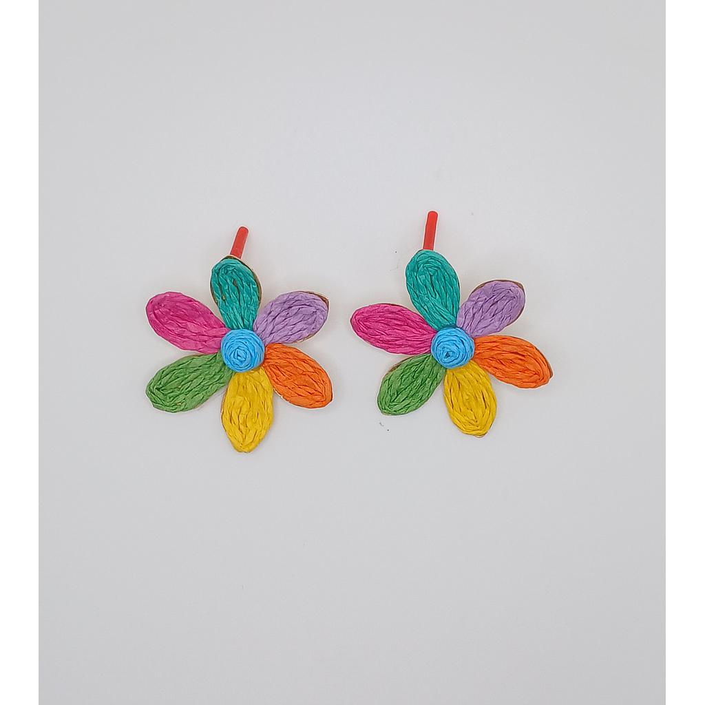 ARETE DE FLOR VERANIEGO