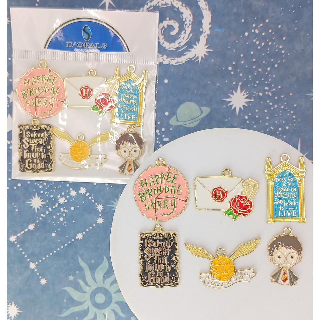 DIJES DE HARRY POTTER ENAMEL 6PCS