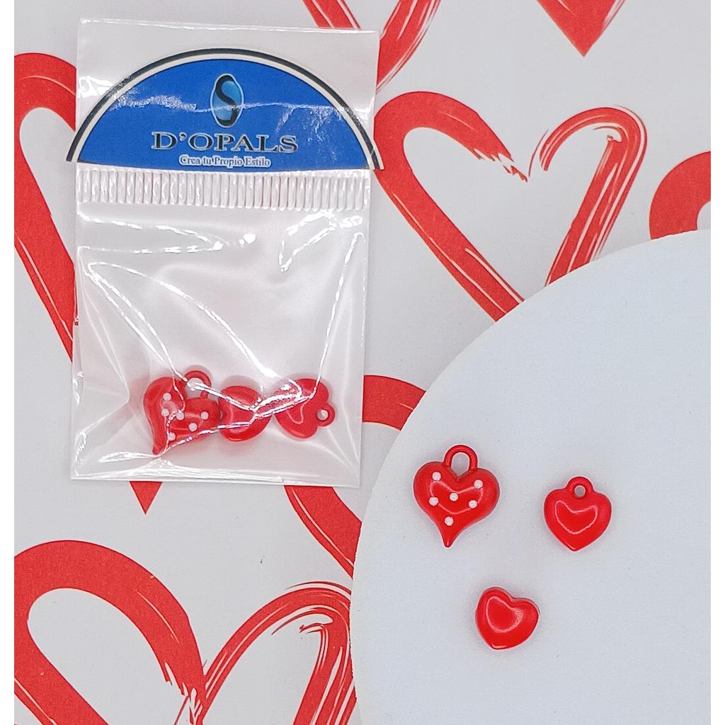 DIJES DE CORAZON ENAMEL 3PCS