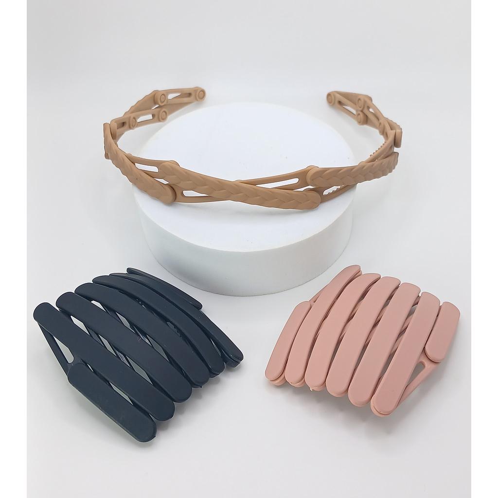 DIADEMA PARA CABELLO PLEGABLE PORTATIL