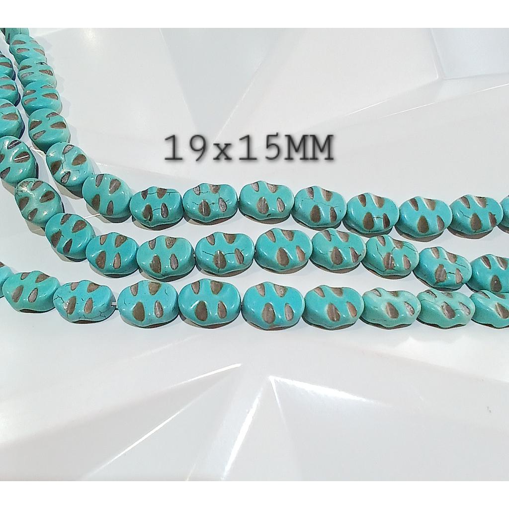 PIEDRA TURQUESA 19X15MM