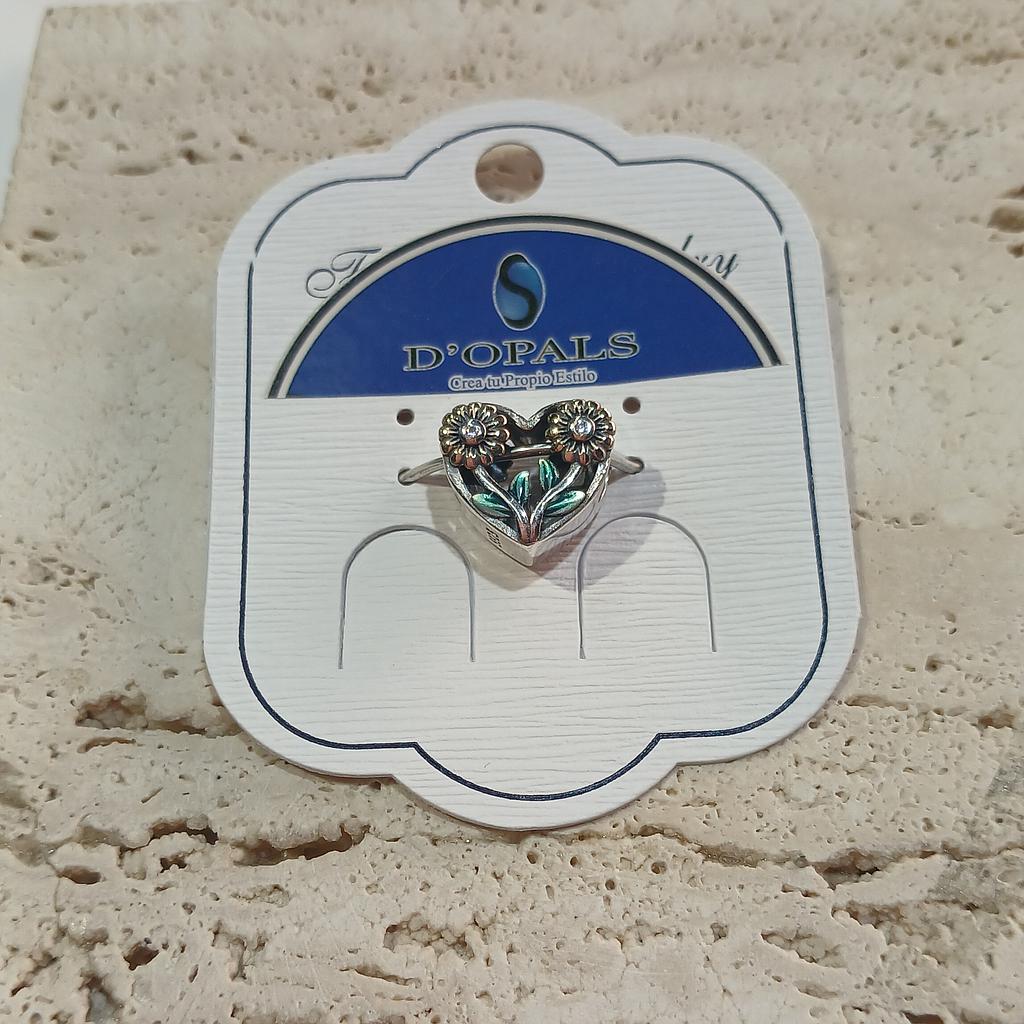 CHARMS DE CORAZON PLATA 925