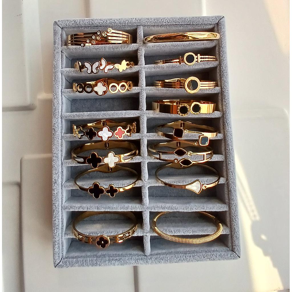 BRAZALETES DE ACERO INOXIDABLE