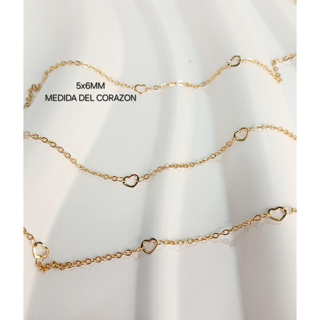CADENA ACERO DE CORAZON YARDA
