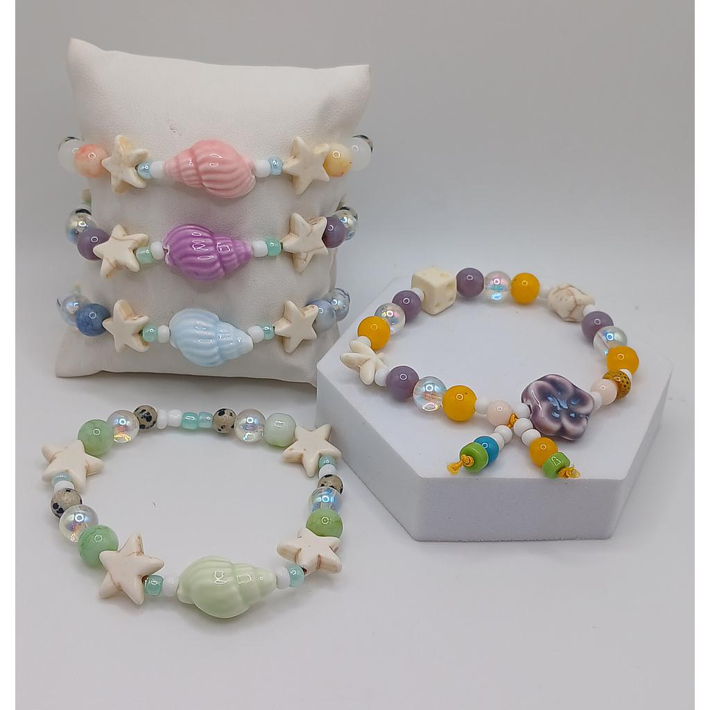 PULSERAS ELASTICAS TERMINADAS DE VERANO