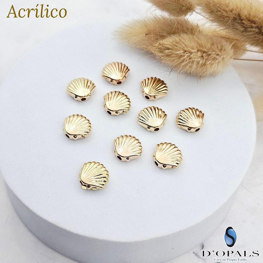 CONCHA ACRILICA 10PCS