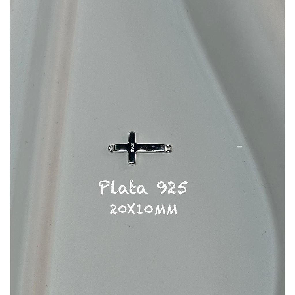 DIJE CRUZ DE PLATA 925 20X10MM