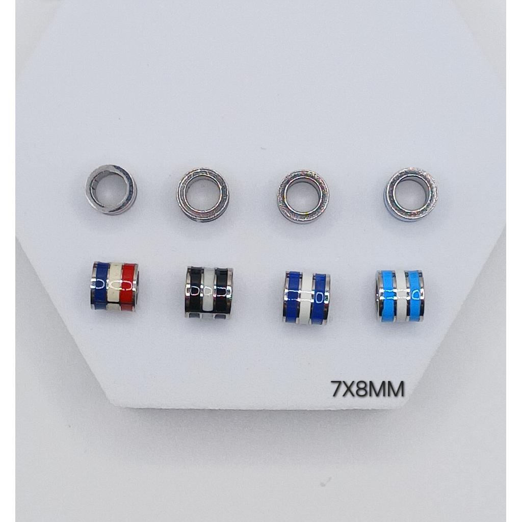 SEPARADOR DE ACERO PLATEADO 7X8MM