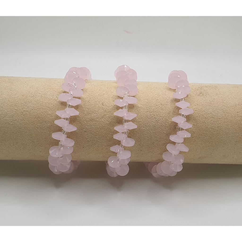 CRISTAL VAIVEN REDONDO ROSADO BLUSH MATE 8MM