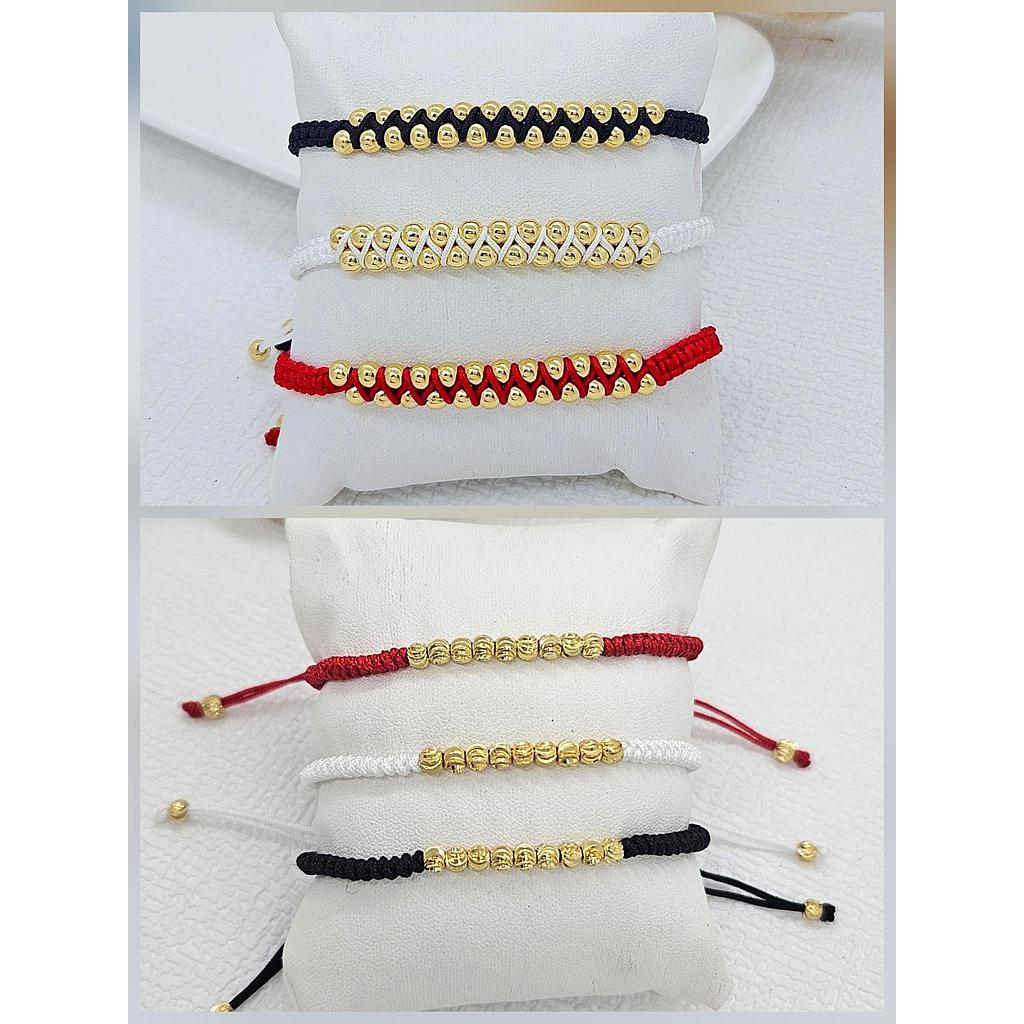 PULSERA DE HILO AJUSTABLE TERMINADA