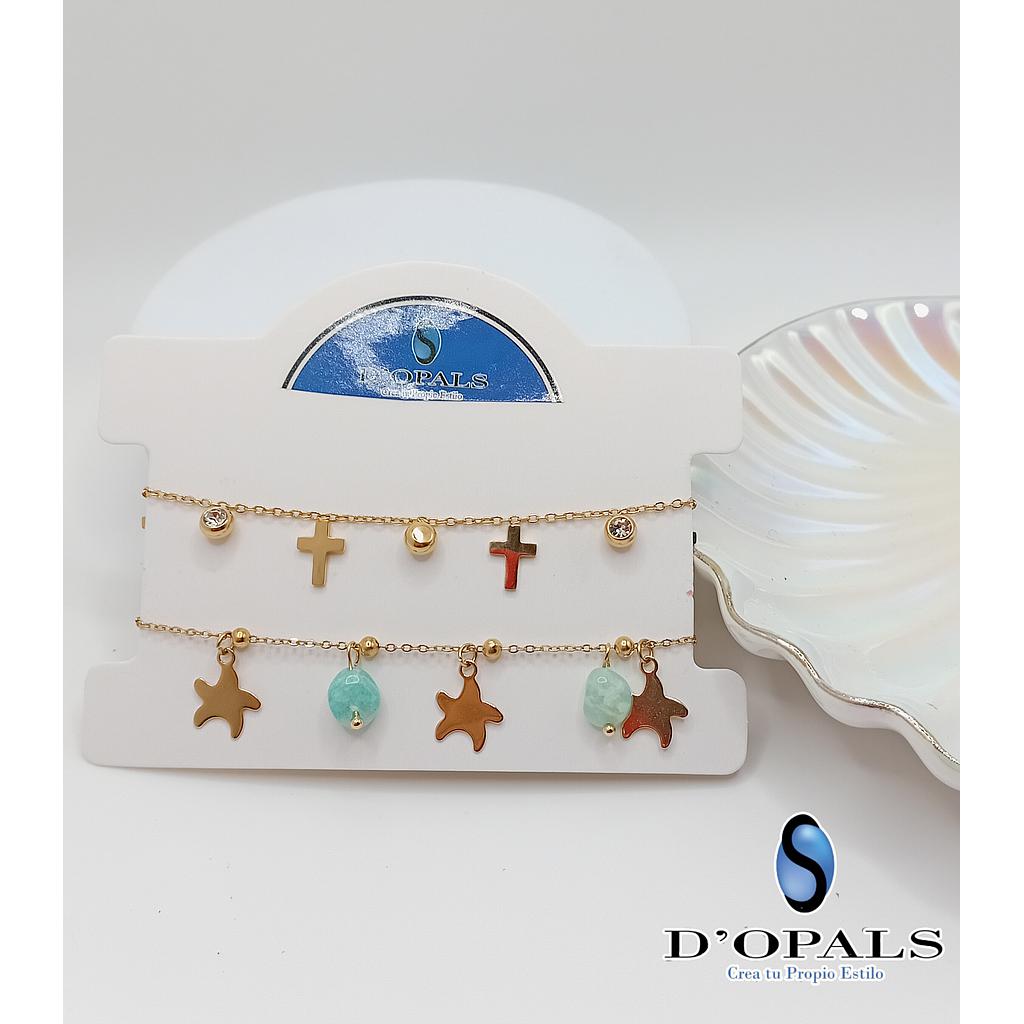 TOBILLERAS DE ACERO INOXIDABLE