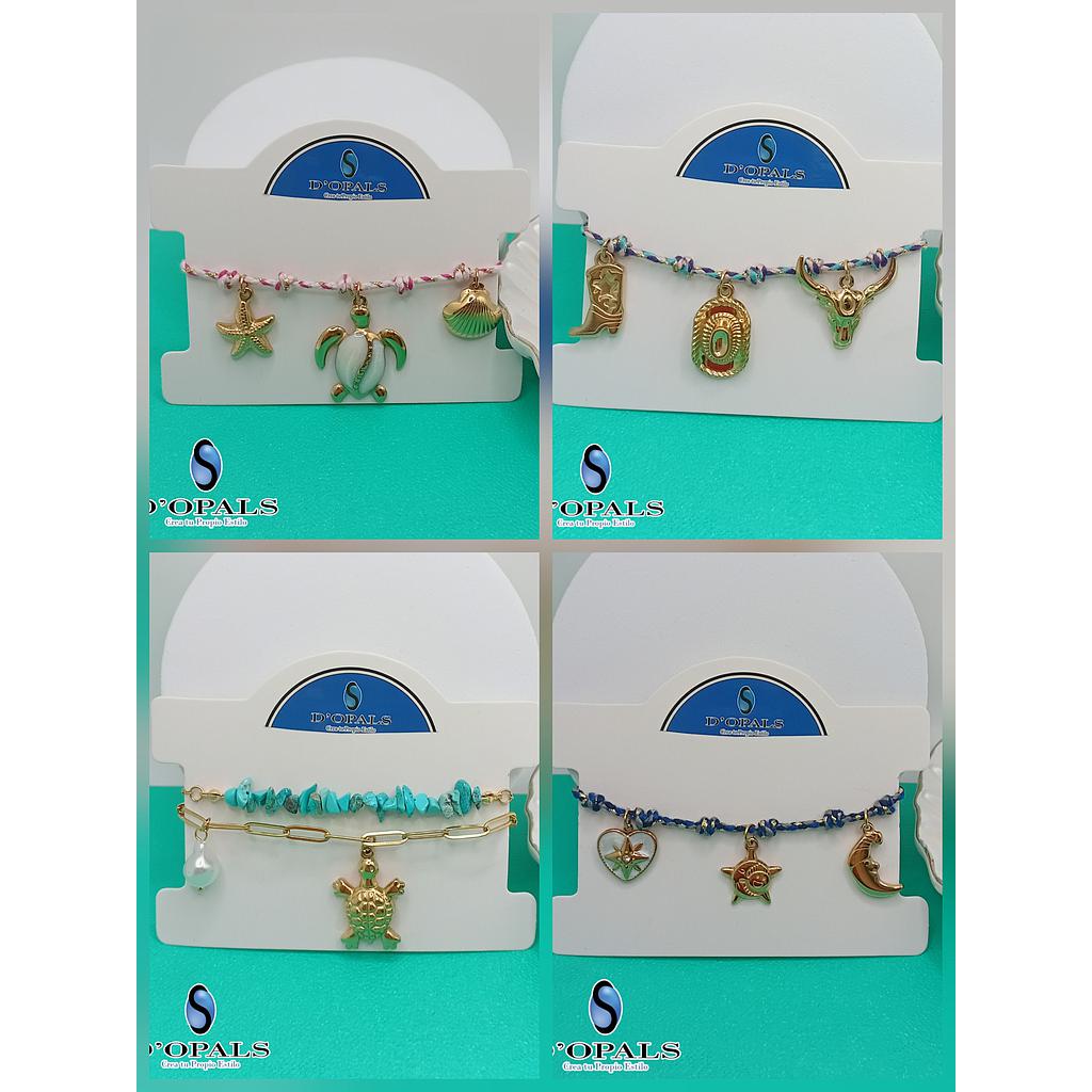 PULSERAS TERMINADAS DE ACERO INOXIDABLE