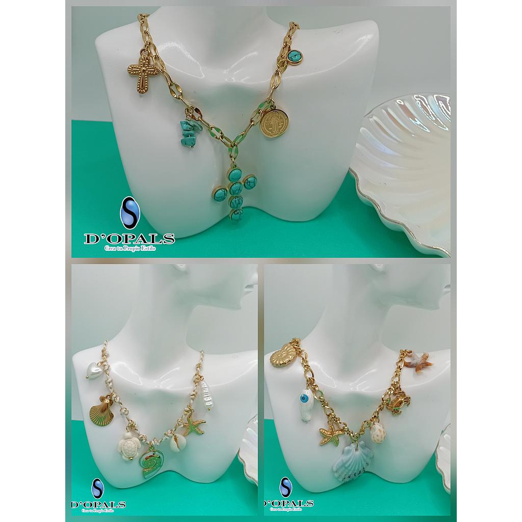 COLLARES TERMINADOS DE ACERO INOXIDABLE