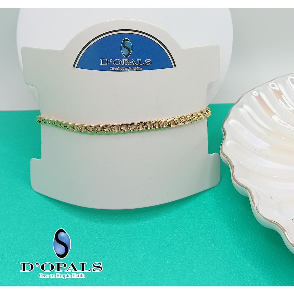 PULSERA TERMINADA DE ACERO INOXIDABLE 16CM