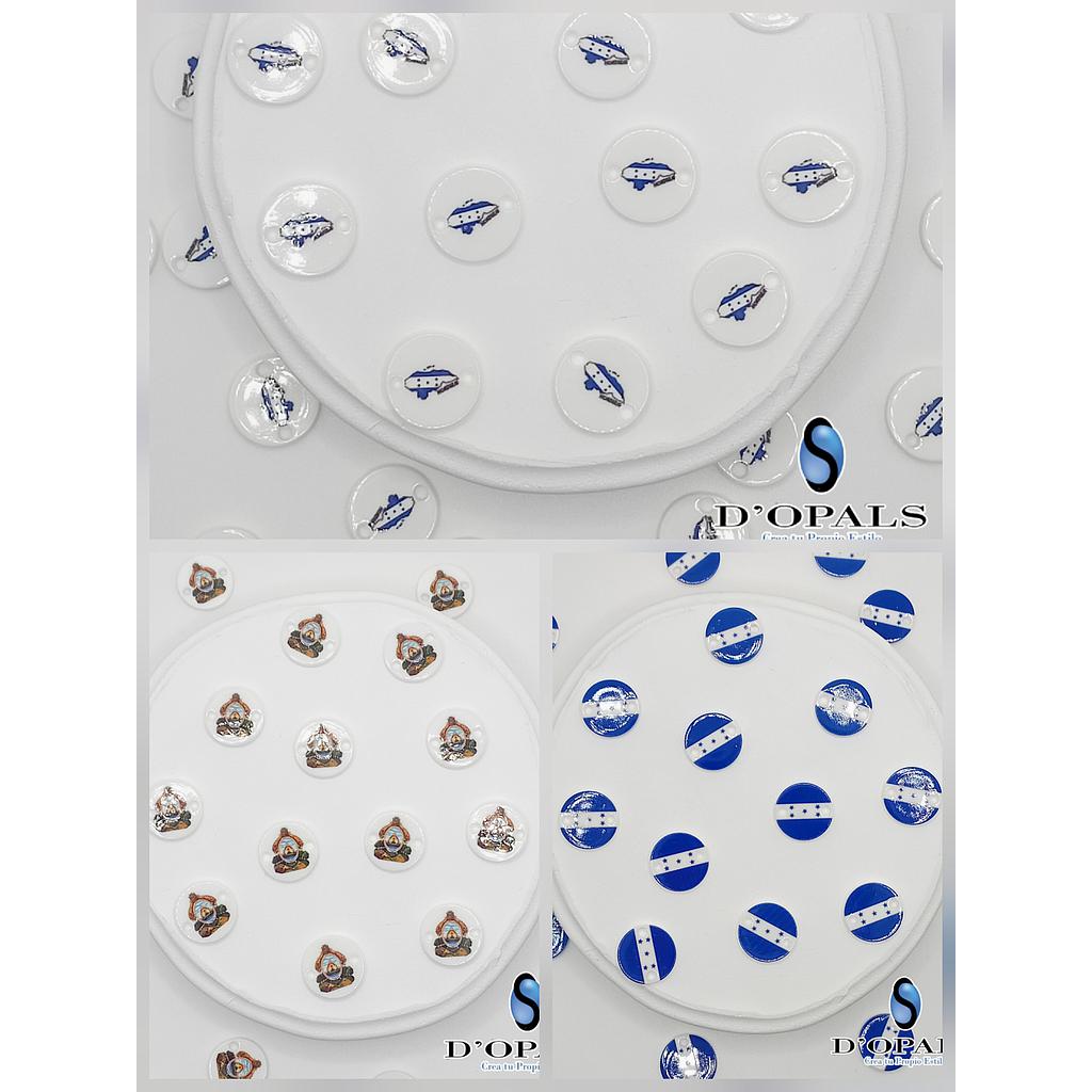DIJES DE HONDURAS ACRILICO 2PCS