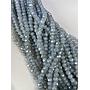 CRISTAL RONDEL GRIS AZULADO 6MM