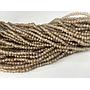 CRISTAL RONDEL MATE BEIGE  KHAKI 4MM