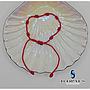 PULSERA DE HILO 7 NUDOS ROJA